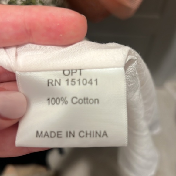 o.p.t Cotton Green Floral Peasant Dress - Picture 4 of 4